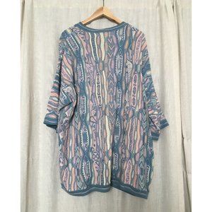 Rare COOGI oversized sweater, pastel color-way